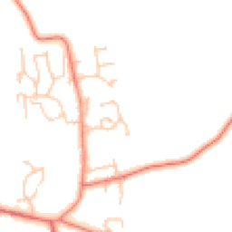 Daytime road noise heatmap for NE66 3JB