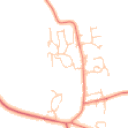 Daytime road noise heatmap for NE66 3JH