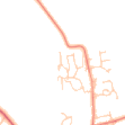 Daytime road noise heatmap for NE66 3JL