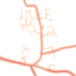 Daytime road noise heatmap for NE66 3JQ