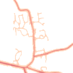 Daytime road noise heatmap for NE66 3JW