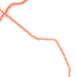 Daytime road noise heatmap for NE66 3LJ