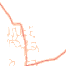Daytime road noise heatmap for NE66 3LU