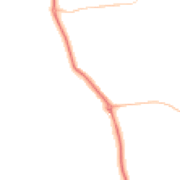 Night-time road noise heatmap for NE66 3ND