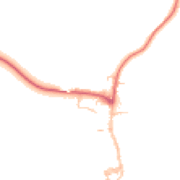 Daytime road noise heatmap for NE66 3NG