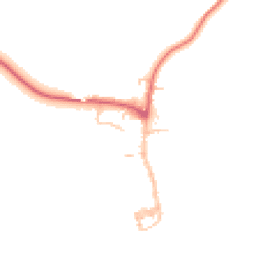 Daytime road noise heatmap for NE66 3NW