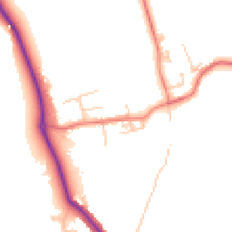 Daytime road noise heatmap for NE66 3PR