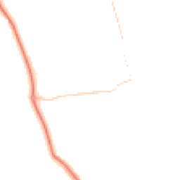 Night-time road noise heatmap for NE66 3PR