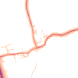 Daytime road noise heatmap for NE66 3QW