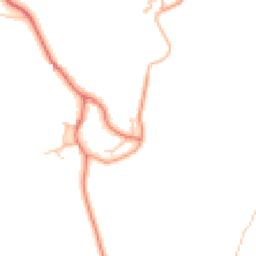 Daytime road noise heatmap for NE66 3QZ