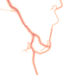 Daytime road noise heatmap for NE66 3RT