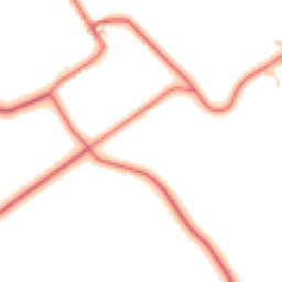 Daytime road noise heatmap for NE66 3SS