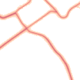 Daytime road noise heatmap for NE66 3ST