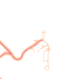 Daytime road noise heatmap for NE66 3TS