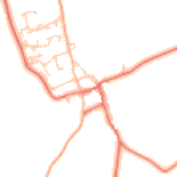 Daytime road noise heatmap for NE66 3UL