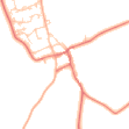 Daytime road noise heatmap for NE66 3UP