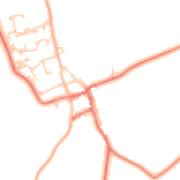 Daytime road noise heatmap for NE66 3XD