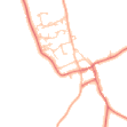 Daytime road noise heatmap for NE66 3XL