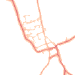 Daytime road noise heatmap for NE66 3XU