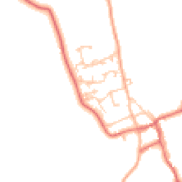 Daytime road noise heatmap for NE66 3XZ