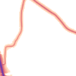 Daytime road noise heatmap for NE66 4AF