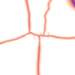 Daytime road noise heatmap for NE66 4AR