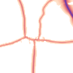 Daytime road noise heatmap for NE66 4AU