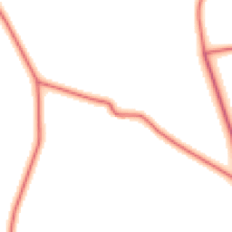 Daytime road noise heatmap for NE66 4EB