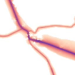 Daytime road noise heatmap for NE66 4HA