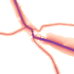 Daytime road noise heatmap for NE66 4HJ