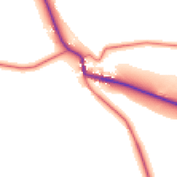 Daytime road noise heatmap for NE66 4HP
