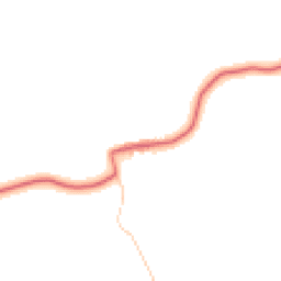 Daytime road noise heatmap for NE66 4LP
