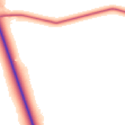 Daytime road noise heatmap for NE66 4RT