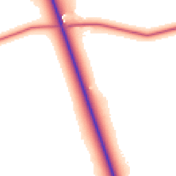 Daytime road noise heatmap for NE66 4RY