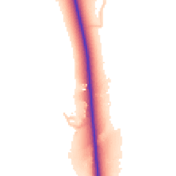 Daytime road noise heatmap for NE66 4SB