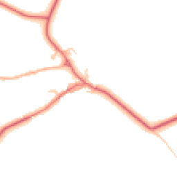 Daytime road noise heatmap for NE66 4SH