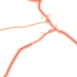 Daytime road noise heatmap for NE66 4SL
