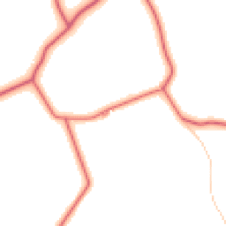 Daytime road noise heatmap for NE66 4TG
