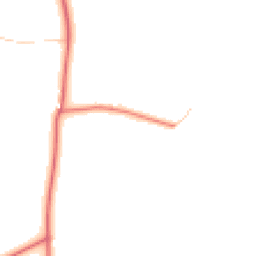 Daytime road noise heatmap for NE66 5NN