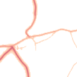 Daytime road noise heatmap for NE66 5PB