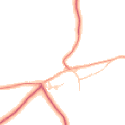 Daytime road noise heatmap for NE66 5PQ