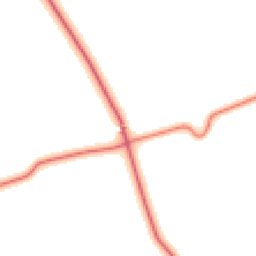 Daytime road noise heatmap for NE66 5QA