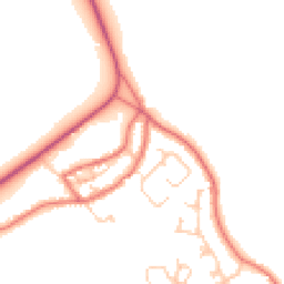 Daytime road noise heatmap for NE67 5AL