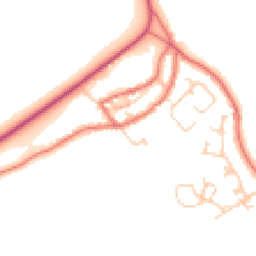 Daytime road noise heatmap for NE67 5AQ