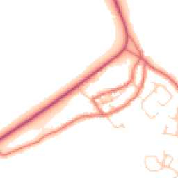 Daytime road noise heatmap for NE67 5AX