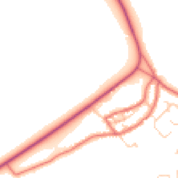 Daytime road noise heatmap for NE67 5BA