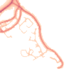 Daytime road noise heatmap for NE67 5BE