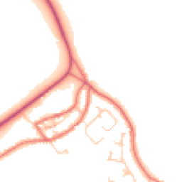 Daytime road noise heatmap for NE67 5BY