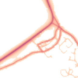 Daytime road noise heatmap for NE67 5BZ