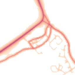 Daytime road noise heatmap for NE67 5DB